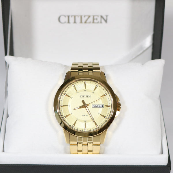 Citizen Men's Quartz Gold Tone Watch BF2013-56P – Chronobuy