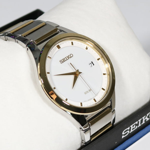 Seiko white dial outlet dress watch