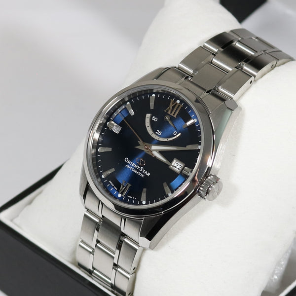 Orient Star Automatic Blue Dial Stainless Steel Men s Watch RE