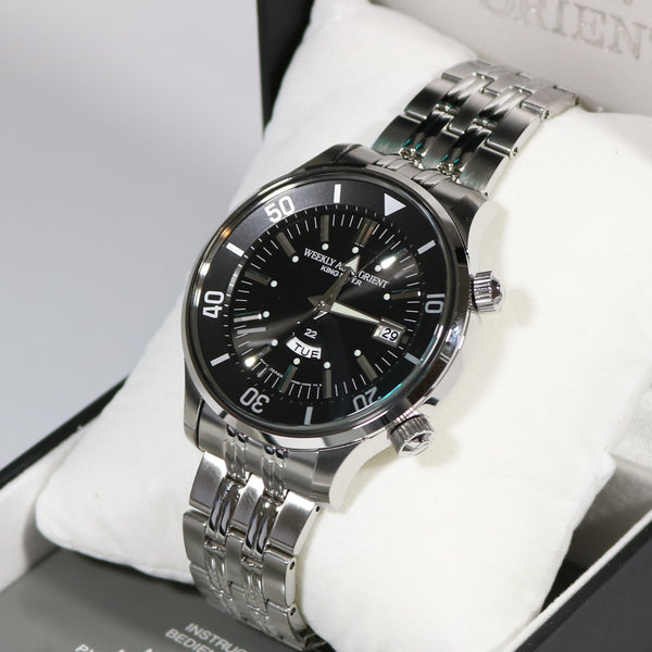 Orient King Diver Automatic Black Dial Stainless Steel Watch RA