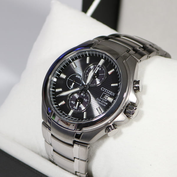 Citizen Super Titanium Grey Dial Chronograph Men s Watch CA0700