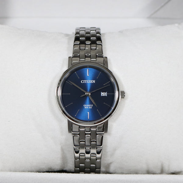 Citizen Quartz Women\'s Dress Blue Chronobuy – Dial Steel Watch Stainless EU6090-54