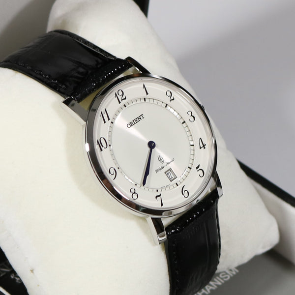 Orient Quartz White Dial men's selling Watch