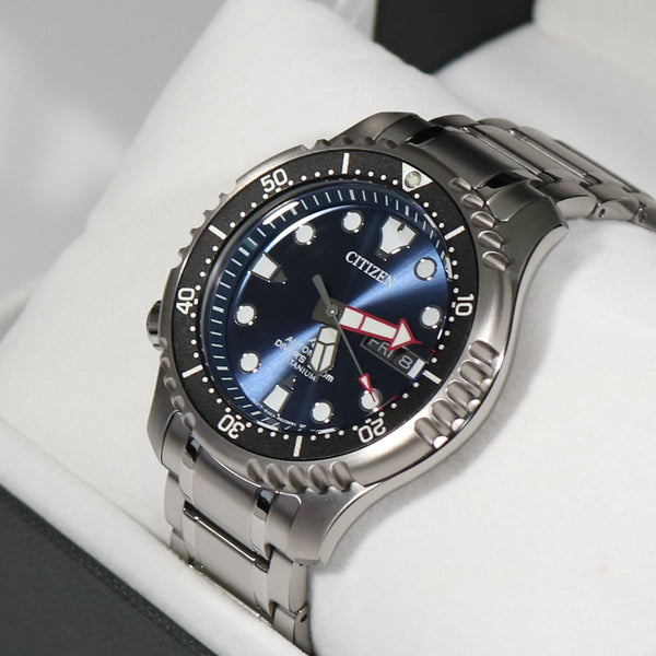 Citizen Super Titanium Promaster Marine Men's Diver Watch NY0100-50M –  Chronobuy