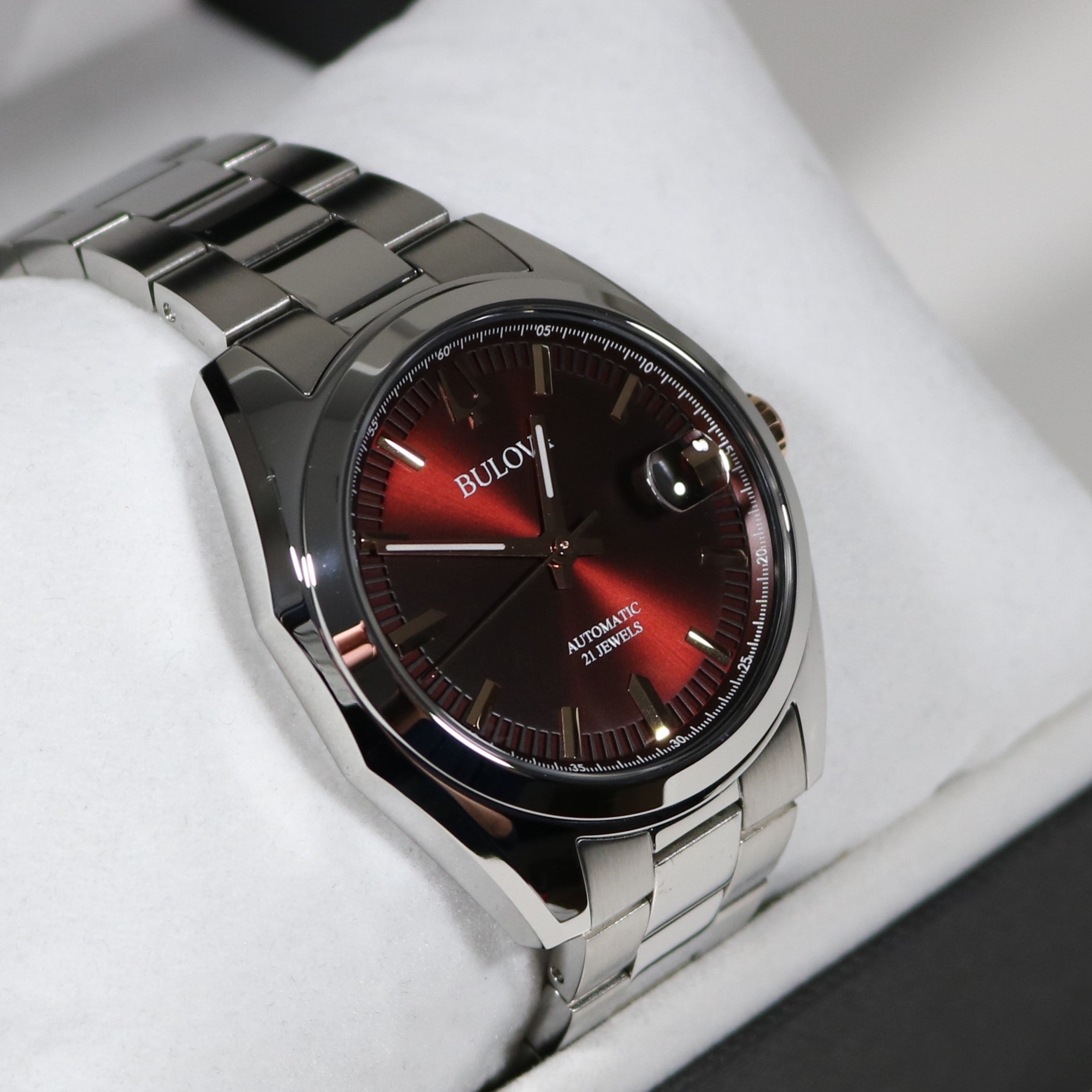 Bulova red face watch hotsell