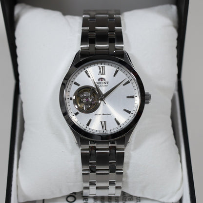 Orient Open Heart Automatic Silver Dial Men's Watch AG03001W