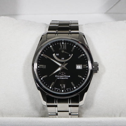 Orient Star Automatic Black Dial Stainless Steel Men's Watch RE-AU0004B00B