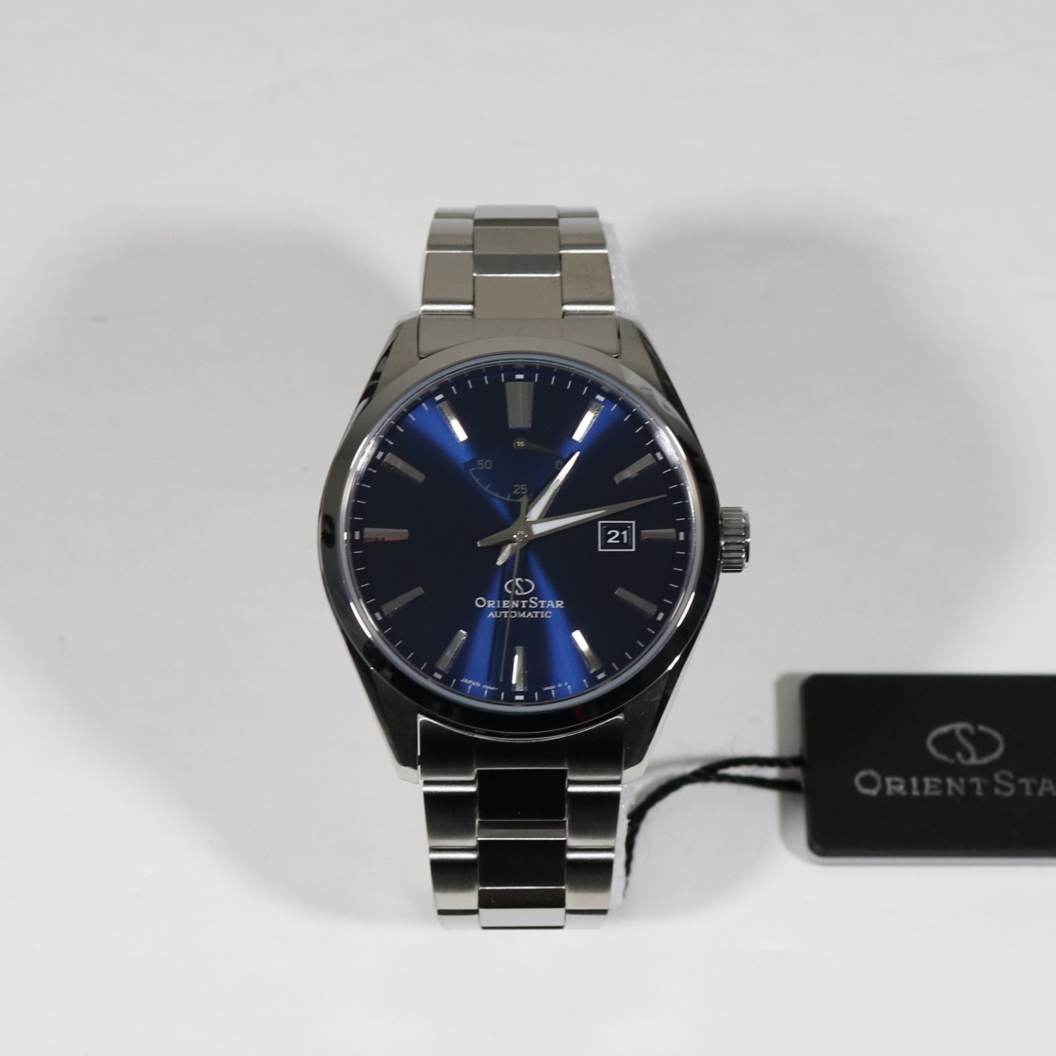 Orient Star Automatic Blue Dial Stainless Steel Men's Watch RE-AU0403L00B