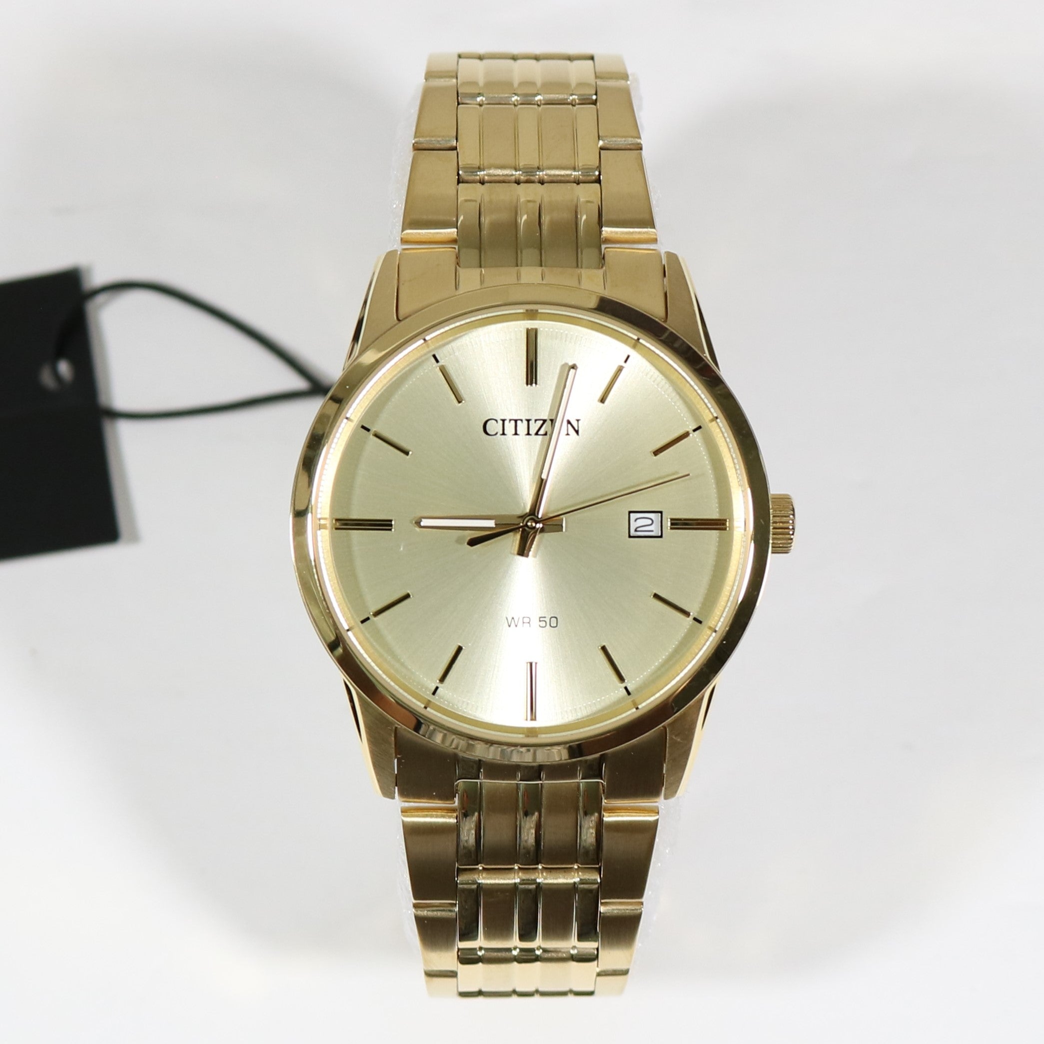 Citizen Quartz Classic Gold Tone Stainless Steel Men's Dress Watch BI5002-57P