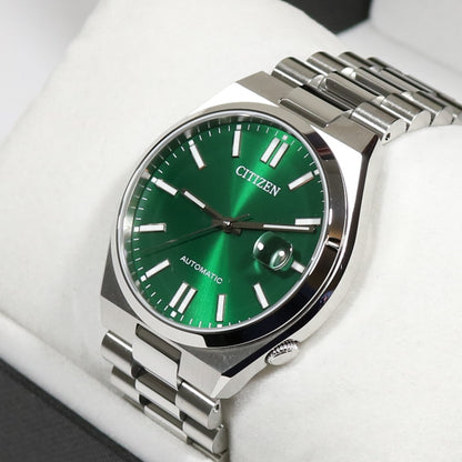 Citizen Tsuyosa Automatic Men's Stainless Steel Green Dial Watch NJ0150-81X 3