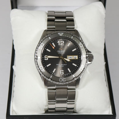 Orient Mako III Grey Dial Automatic Men's Stainless Steel Watch RA-AA0819N19B