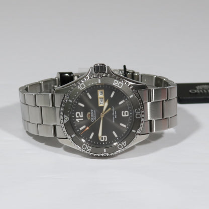 Orient Mako III Grey Dial Automatic Men's Stainless Steel Watch RA-AA0819N19B