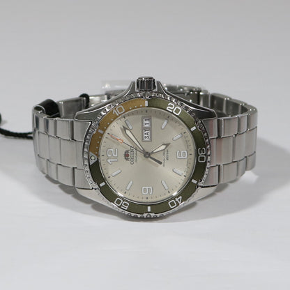 Orient Mako III Silver Dial Automatic Men's Stainless Steel Watch RA-AA0821S19B