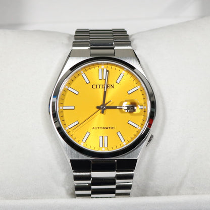 Citizen Tsuyosa Automatic Men's Stainless Steel&nbsp;Yellow Dial Watch NJ0150-81Z 2