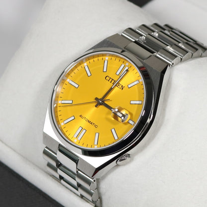 Citizen Tsuyosa Automatic Men's Stainless Steel&nbsp;Yellow Dial Watch NJ0150-81Z 3