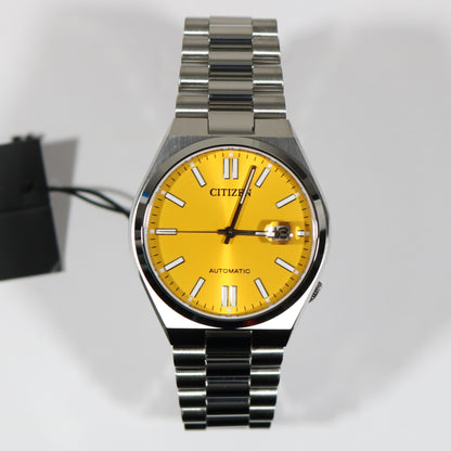 Citizen Tsuyosa Automatic Men's Stainless Steel Yellow Dial Watch NJ0150-81Z