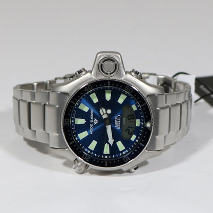 Citizen Promaster Aqualand Blue Dial Stainless Steel Diver Men's Watch JP2000-67L