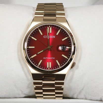 Citizen Tsuyosa Automatic Gold Tone Steel Red Dial Watch&nbsp;NJ0153-82X 2