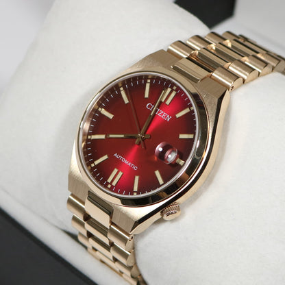 Citizen Tsuyosa Automatic Gold Tone Steel Red Dial Watch&nbsp;NJ0153-82X 3