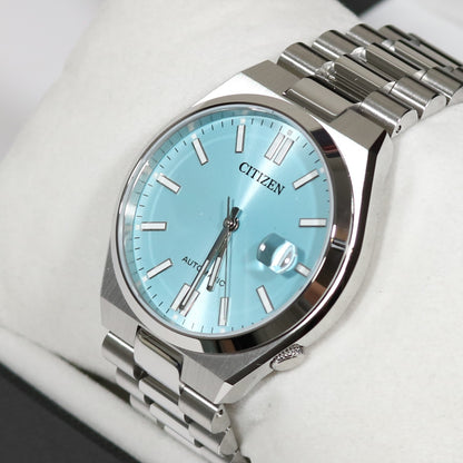 Citizen Tsuyosa Automatic Men's Stainless Steel Turquoise Dial Watch NJ0151-88M 3