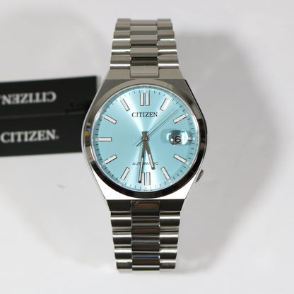 Citizen Tsuyosa Automatic Men's Stainless Steel Turquoise Dial Watch NJ0151-88M