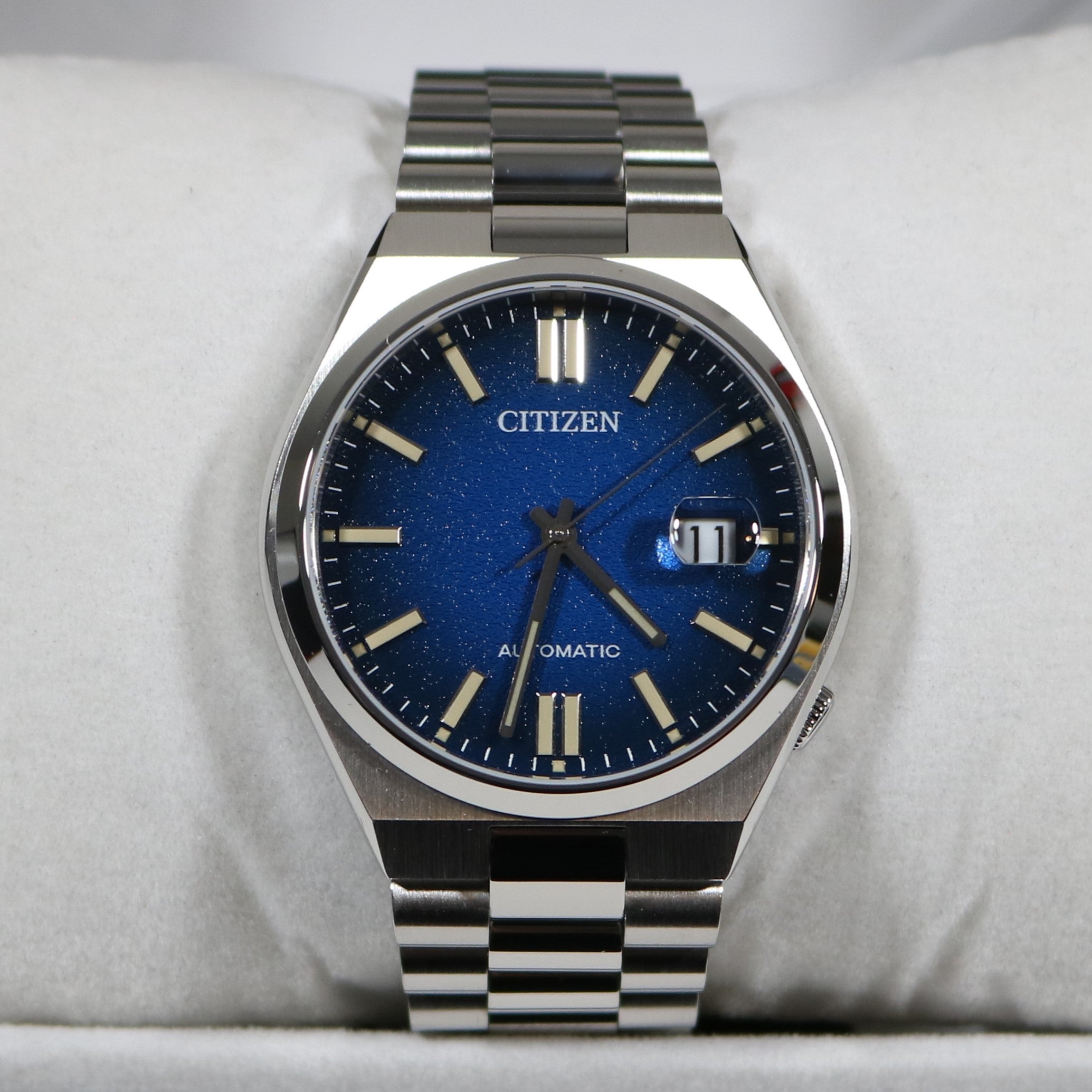 Citizen Tsuyosa Automatic Men's Stainless Steel Blue Gradient Dial Watch NJ0151-88L 2