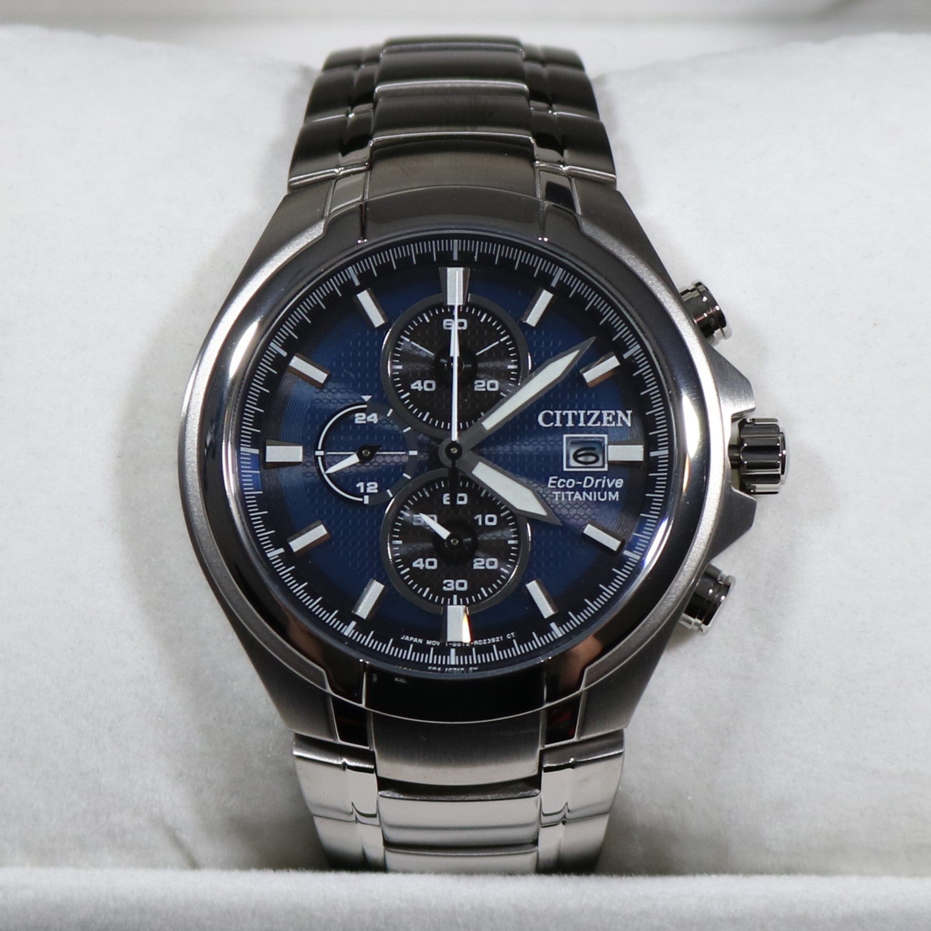 Citizen Super Titanium Blue Dial Chronograph Men's Watch CA0700-86L