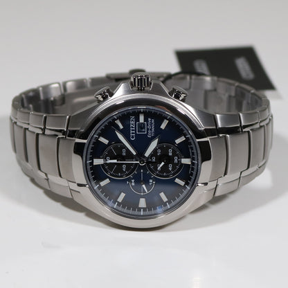 Citizen Super Titanium Blue Dial Chronograph Men's Watch CA0700-86L