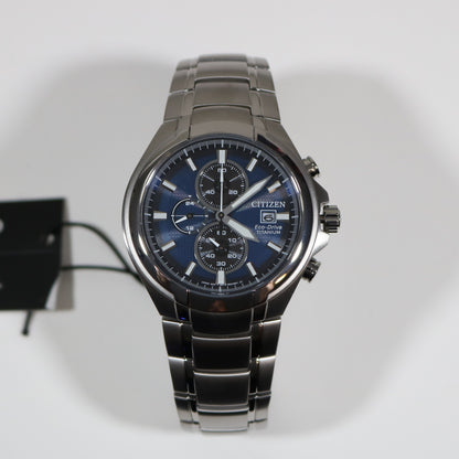 Citizen Super Titanium Blue Dial Chronograph Men's Watch CA0700-86L