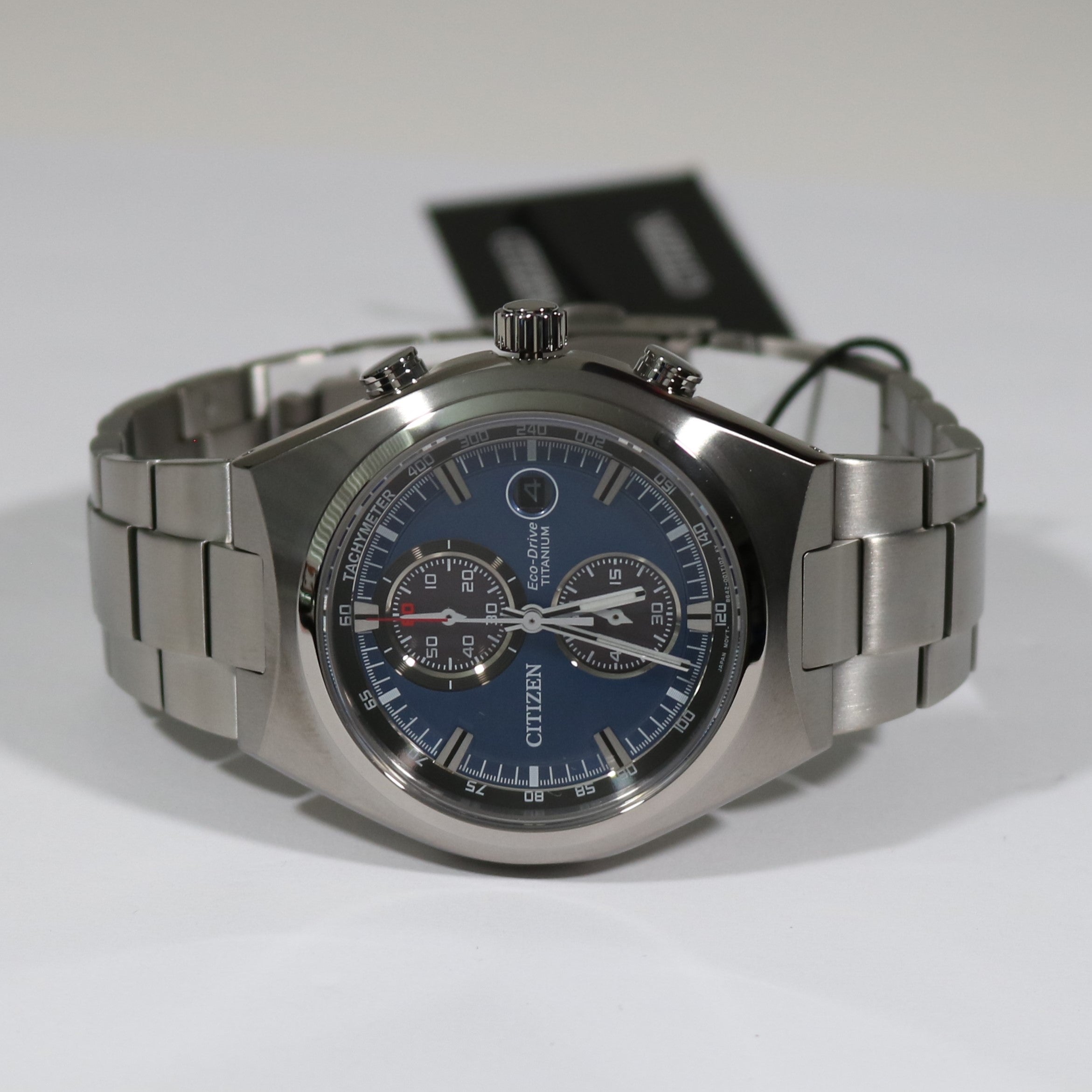 Citizen Super Titanium Chronograph Blue Dial Men's Watch CA7090-87L