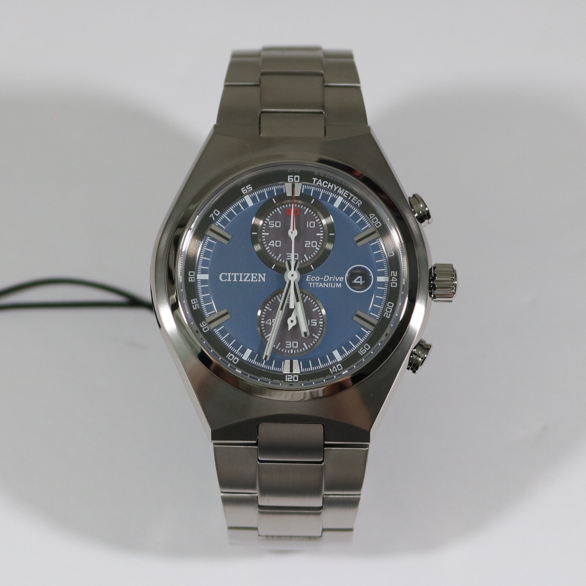 Citizen Super Titanium Chronograph Blue Dial Men's Watch CA7090-87L