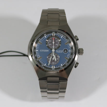 Citizen Super Titanium Chronograph Blue Dial Men's Watch CA7090-87L