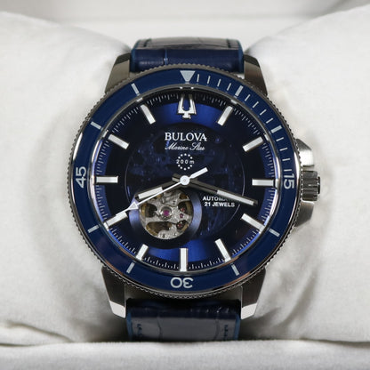 Bulova Marine Star Men's Stainless Steel Automatic Blue&nbsp;Dial Watch 96A291 2