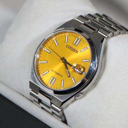 Citizen Tsuyosa Automatic Men's Yellow Dial Watch NJ0150-81Z Pre-Owned