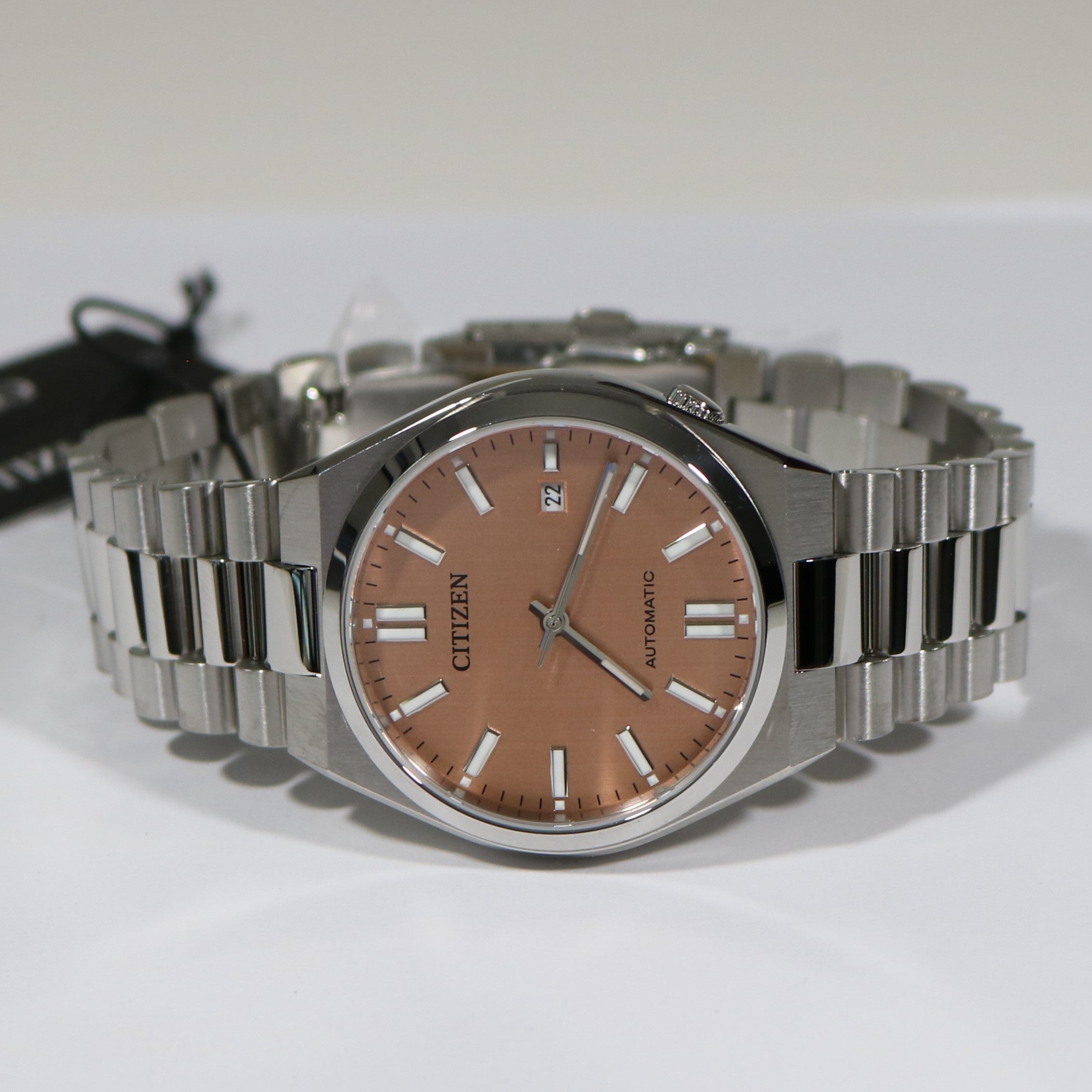 Citizen Tsuyosa Automatic Men's Stainless Steel Salmon Dial Watch NJ0159-86Z