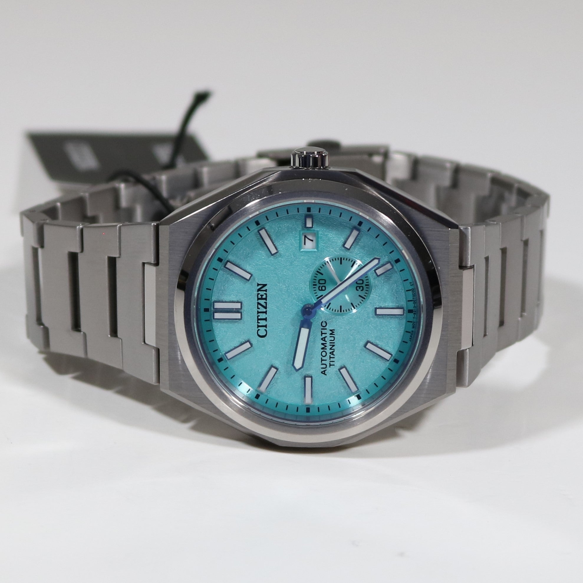 Citizen Super Titanium Turquoise Dial Men's Automatic Watch NJ0180-80M