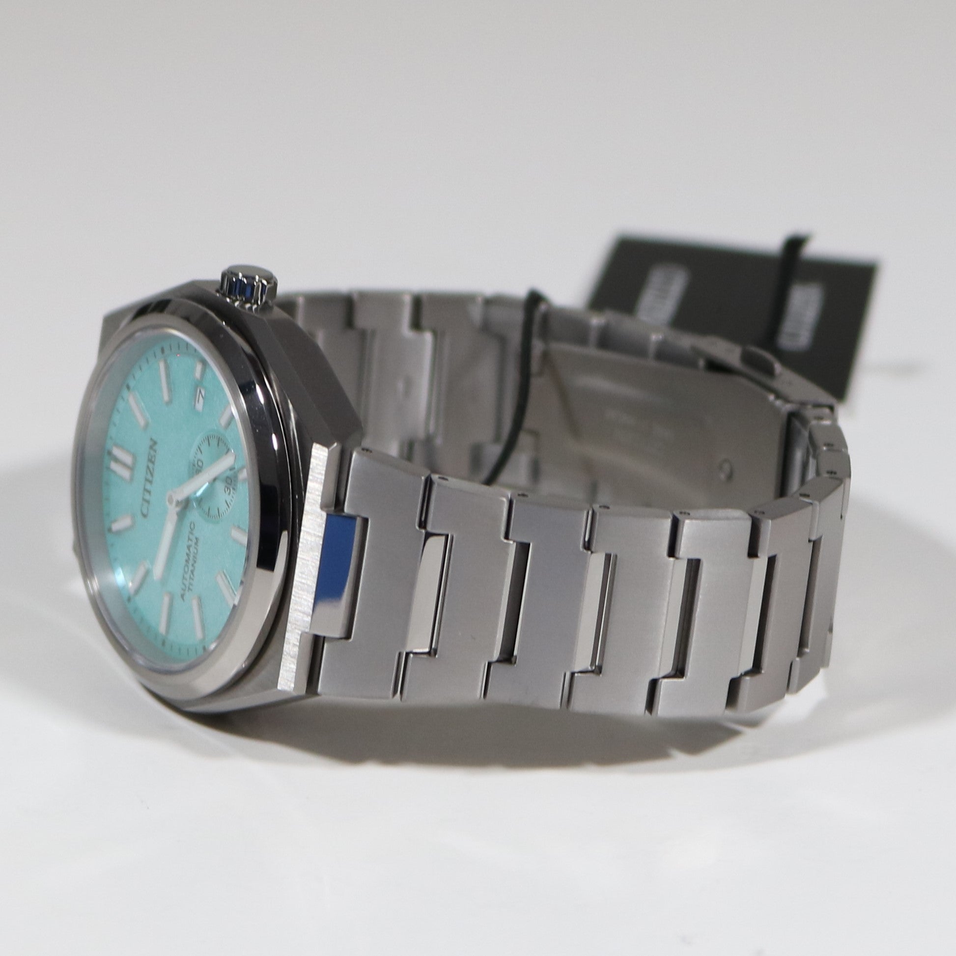 Citizen Super Titanium Turquoise Dial Men's Automatic Watch NJ0180-80M