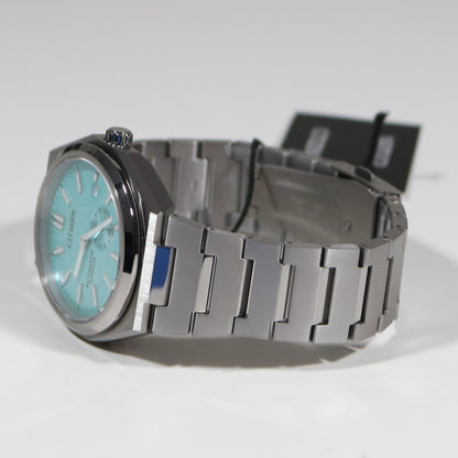 Citizen Super Titanium Turquoise Dial Men's Automatic Watch NJ0180-80M