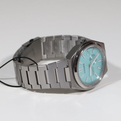 Citizen Super Titanium Turquoise Dial Men's Automatic Watch NJ0180-80M