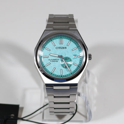 Citizen Super Titanium Turquoise Dial Men's Automatic Watch NJ0180-80M