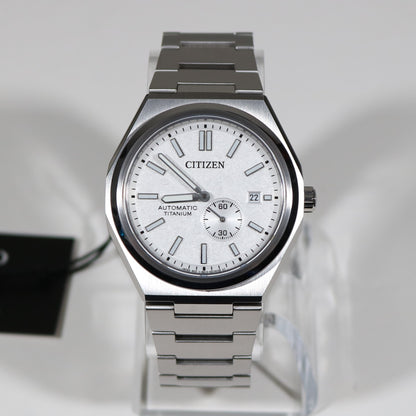 Citizen Super Titanium White Dial Men's Automatic Watch NJ0180-80A