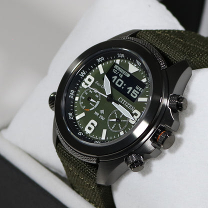 Citizen Promaster Land Eco-Drive Military Green Men's Watch JV1005-02W