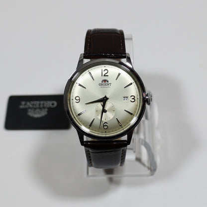 Orient Bambino Beige Dial Brown Leather Strap Men's Watch RA-AP0003S30B