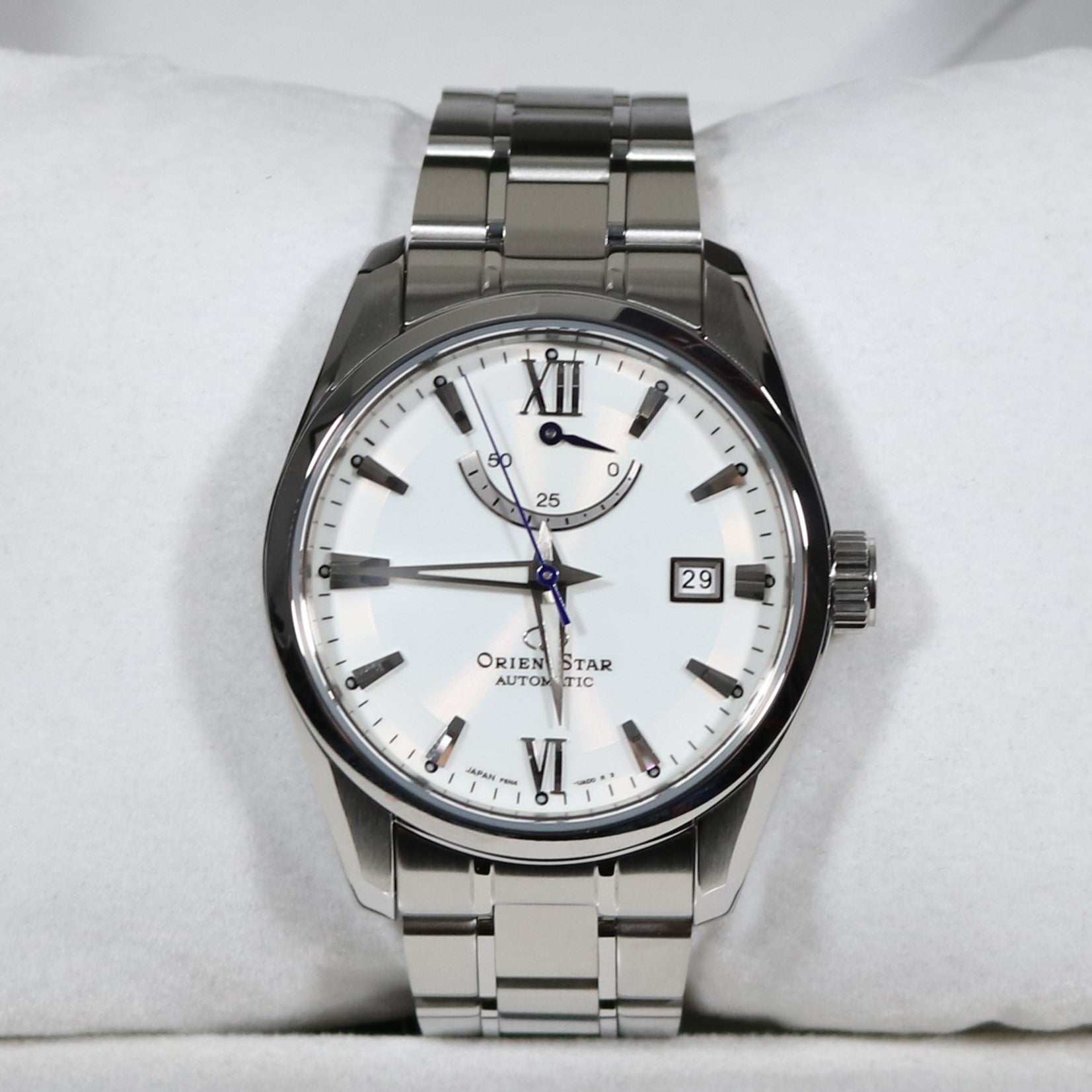 Orient Star Automatic White Dial Stainless Steel Men's Watch RE-AU0006S00B