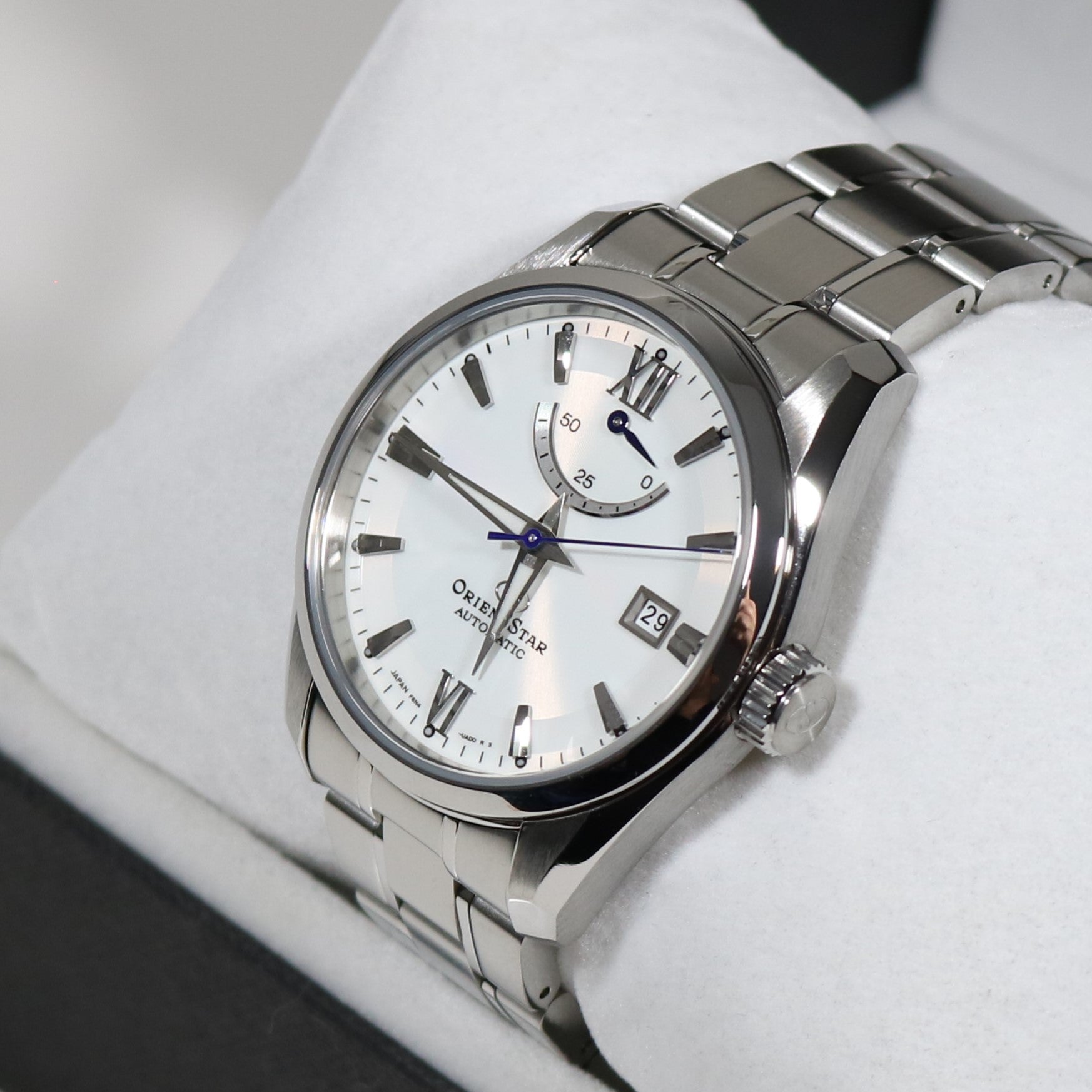 Orient Star Automatic White Dial Stainless Steel Men's Watch RE-AU0006S00B