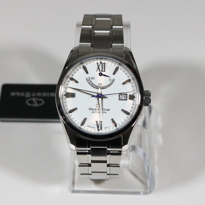 Orient Star Automatic White Dial Stainless Steel Men's Watch RE-AU0006S00B