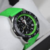 Luminox Pacific Diver Men's Stainless Steel Green Strap Chronograph Watch XS.3157.NF.SET