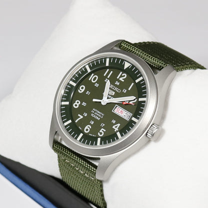 Seiko 5 Military Green Automatic Men's Sports Watch SNZG09K1