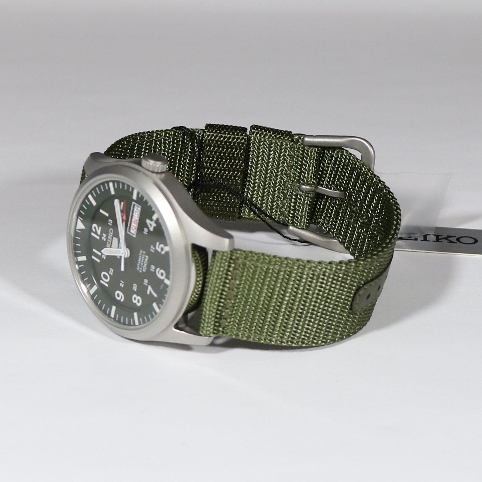 Seiko 5 Military Green Automatic Men's Sports Watch SNZG09K1