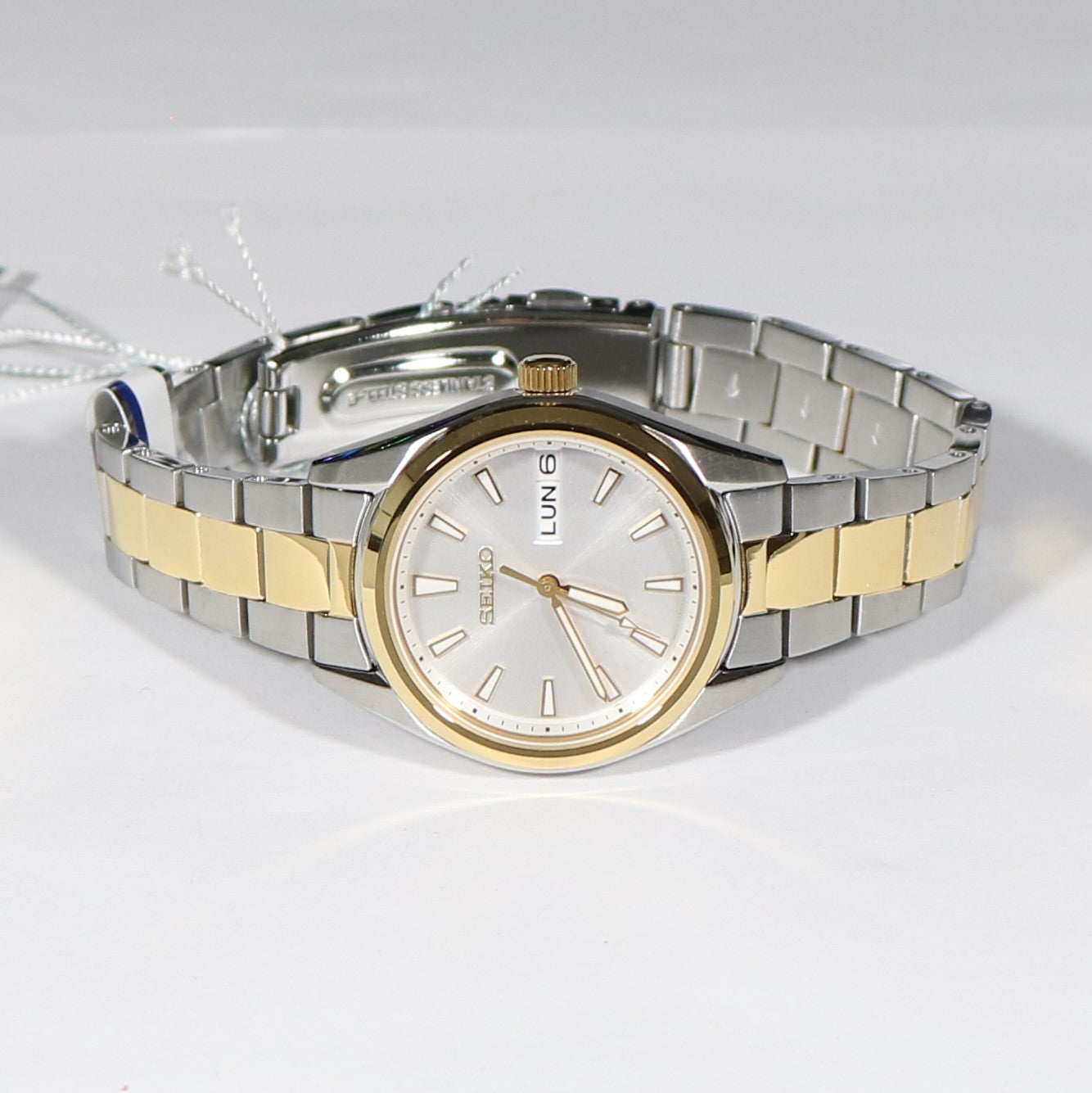 Seiko Women's Neo Classic Quartz Two Tone Quartz Watch SUR454P1